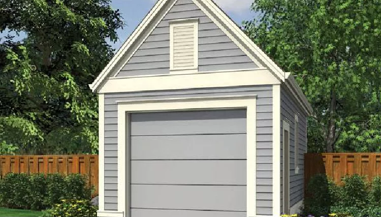 image of garage house plan 8558
