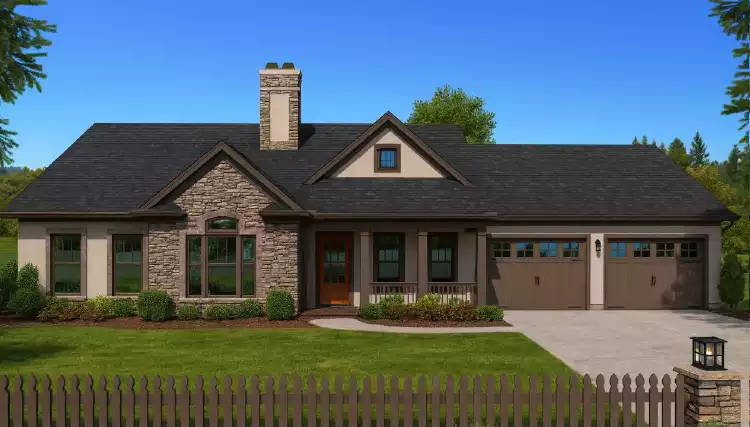 image of 1001 - 1500 square feet house plan 3063