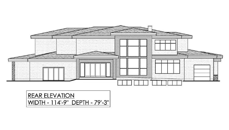 Westwood 2 Story Modern Style House Plan 10214 - 10214