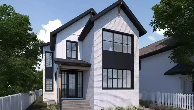 image of transitional house plan 10962