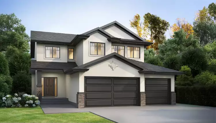 image of transitional house plan 10972