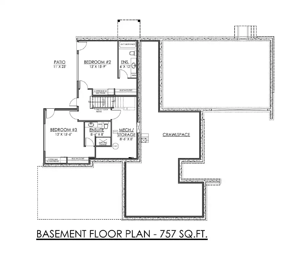 Spring Hill 3 Bedroom Modern Style House Plan 9422 - 9422