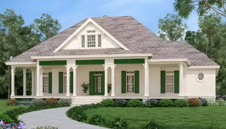 image of small modern farmhouse plan 11224