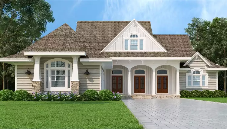 image of french country house plan 4315