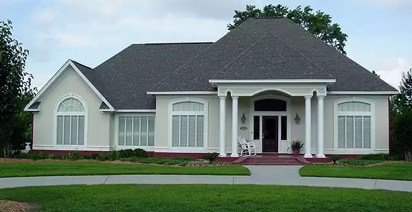 image of french country house plan 3567