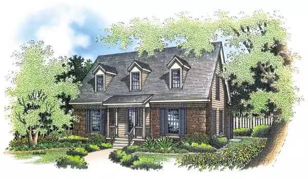 image of 1.5 story house plan 5228
