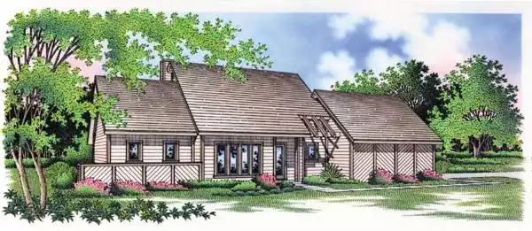 image of small modern house plan 4739