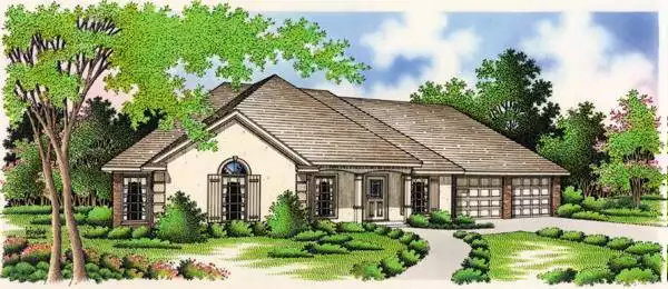 image of single story country house plan 4731