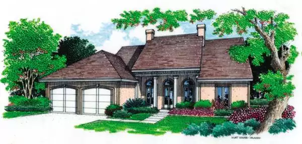 image of southern house plan 3565