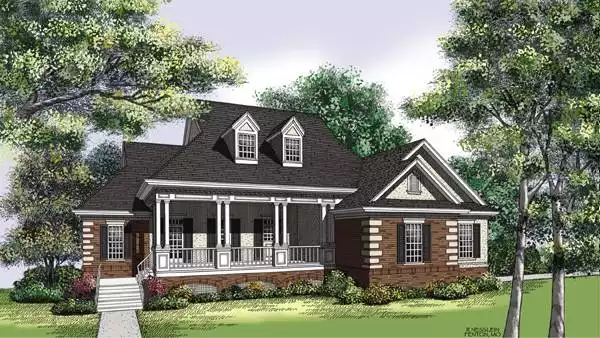 image of small cape cod house plan 4350