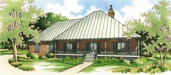 image of small farmhouse plan 3573