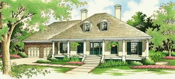 image of small cape cod house plan 3576