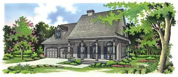 image of 1.5 story house plan 4792