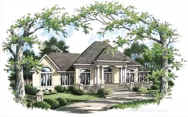 image of southern house plan 7657