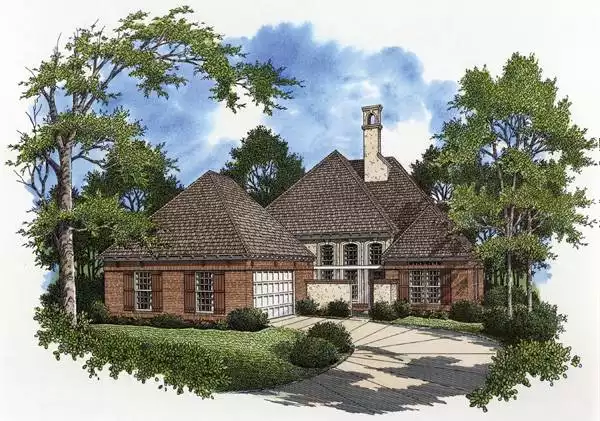 image of french country house plan 5222