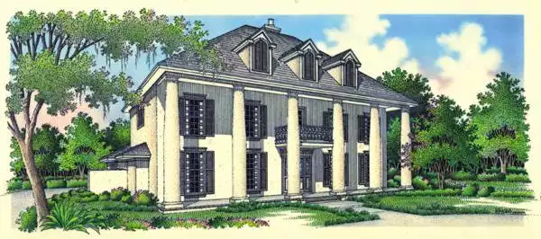 image of louisiana house plan 4491
