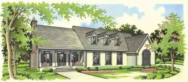image of cape cod house plan 4495