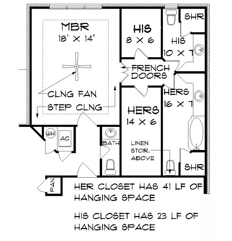Plan maison plain pied design - Menuiserie