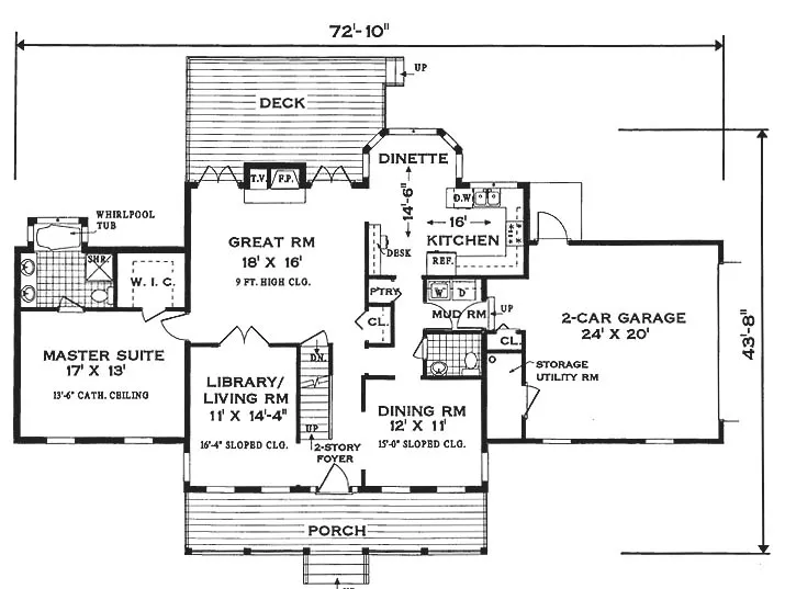 Southern Colonial 6990 3 Bedrooms And