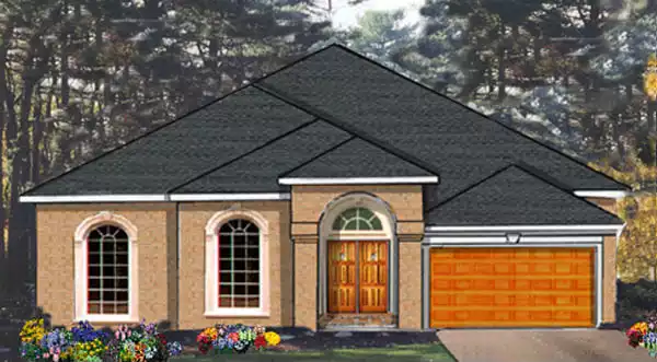 image of contemporary house plan 5682