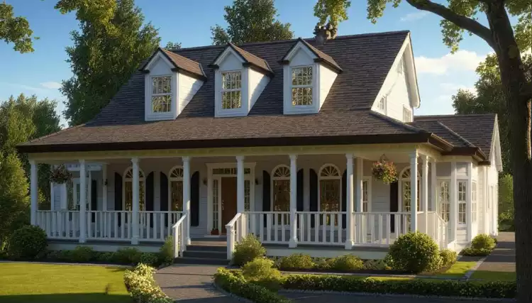 image of small farmhouse plan 5632