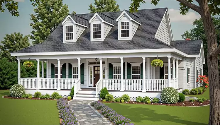 image of farmhouse plan 5807