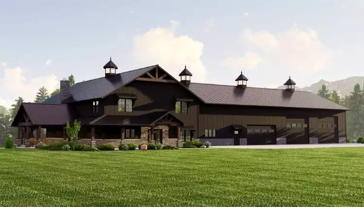 image of 2 story farmhouse plans with porches plan 10896