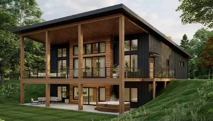 image of 2 bedroom house plan 10897