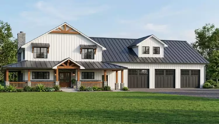 image of bonus room house plan 10991