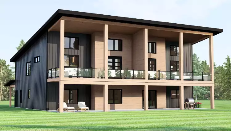 image of coastal contemporary house plan 11062