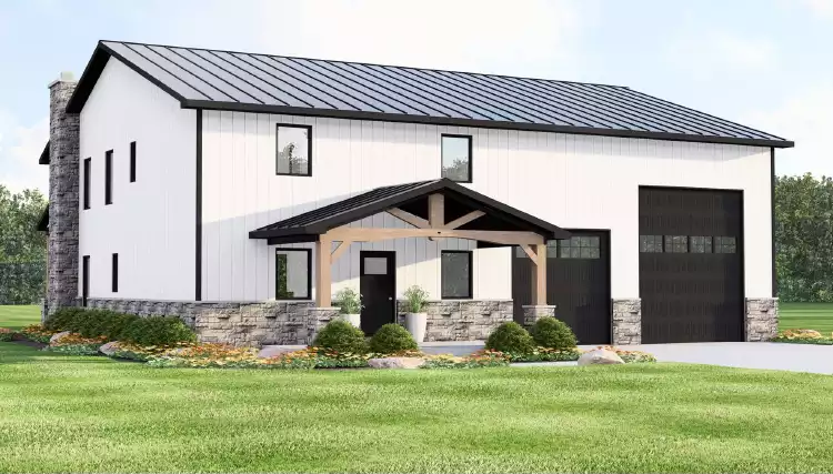 image of barndominium house plan 11089