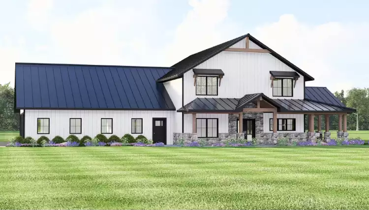 image of barndominium house plan 11090