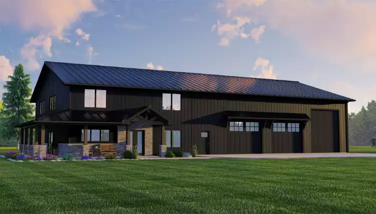 image of barndominium house plan 11118