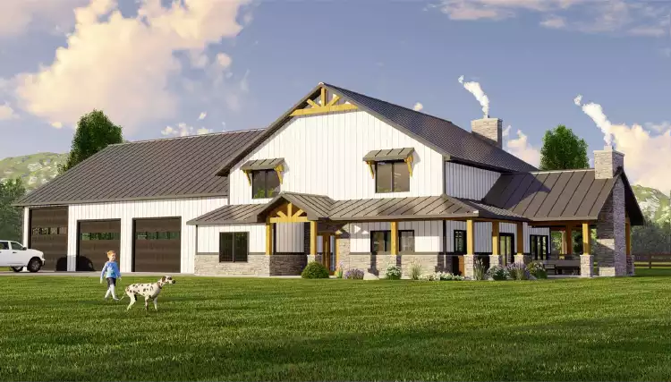 image of barndominium house plan 11121