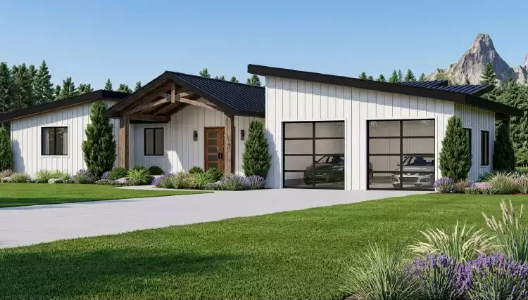 image of contemporary house plan 11146
