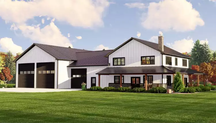 image of barndominium house plan 11154