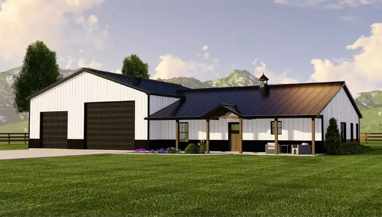 image of barndominium house plan 11244