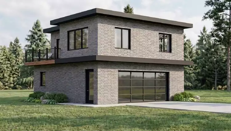 image of garage house plan 11272