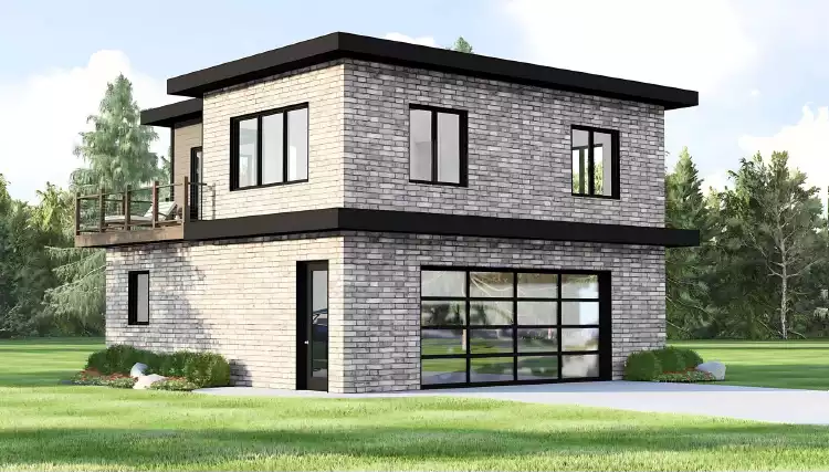 image of garage house plan 11272