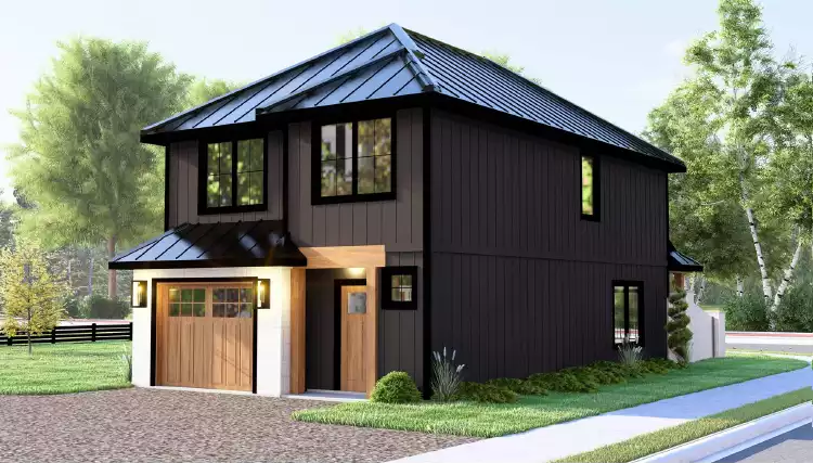 image of small modern house plan 11292