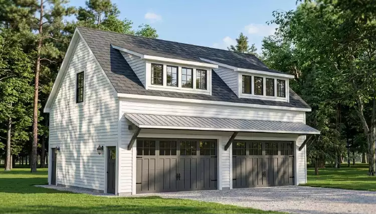 image of garage house plan 11293