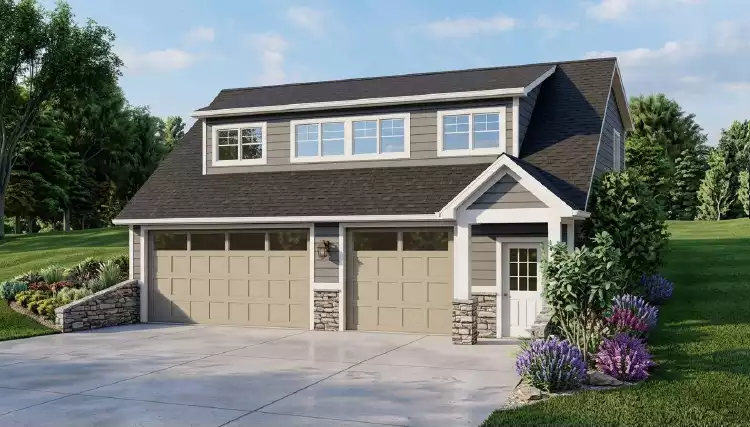 image of garage house plan 11302