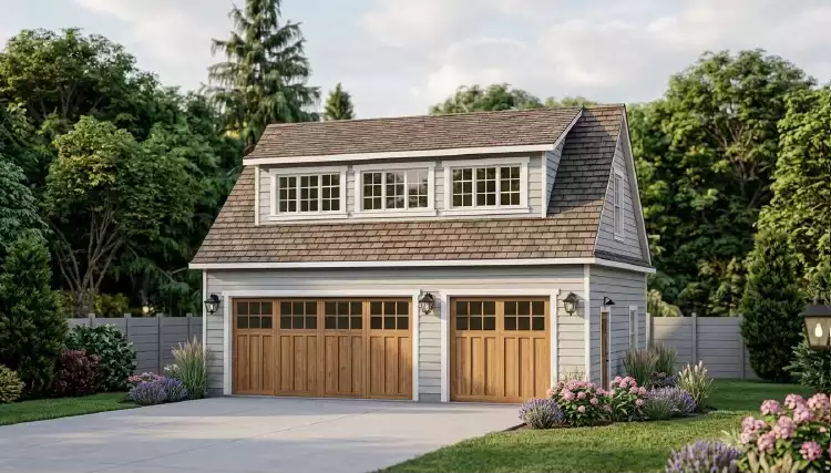 image of garage house plan 11504