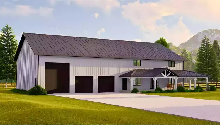 image of barndominium house plan 11534