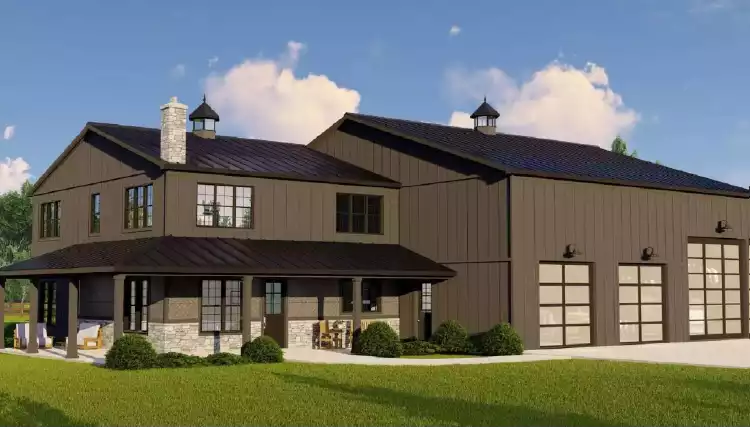 image of barndominium house plan 11536