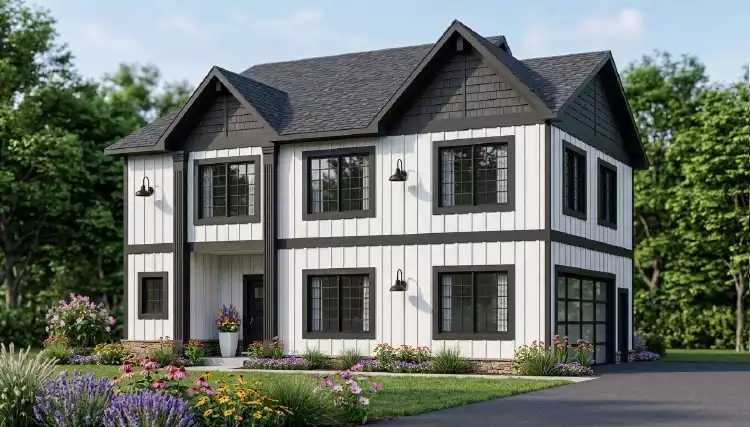 image of contemporary house plan 11565