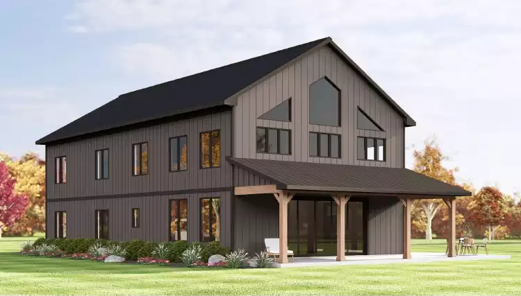 image of 2 story farmhouse plan 11896