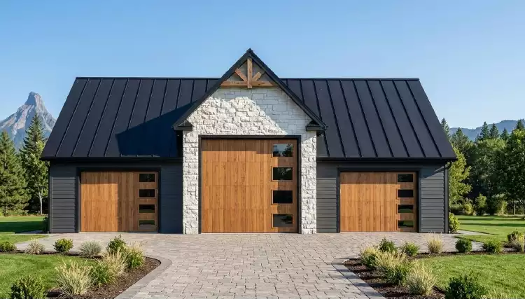image of garage house plan 11898