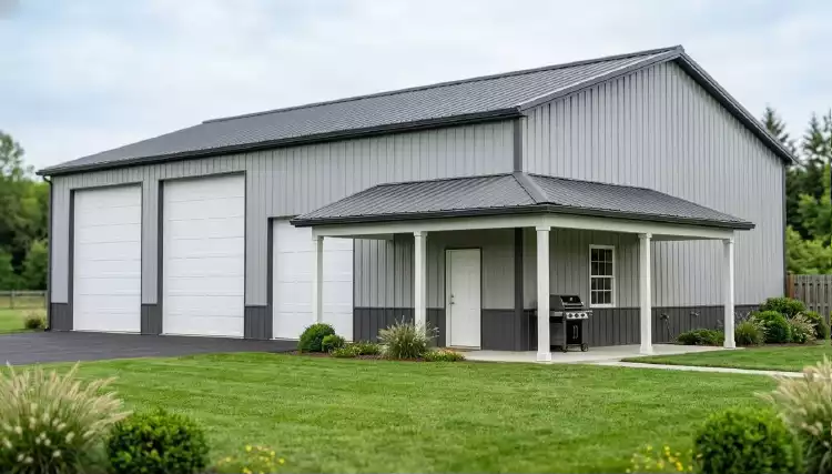 image of garage house plan 11900