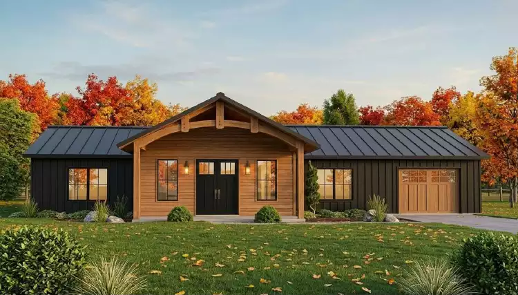 image of 2 bedroom house plan 11974